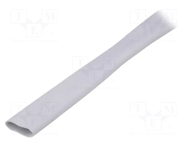 Insulating tube; silicone; light grey; -30÷200°C; Øint: 12mm; L: 1m FIX&FASTEN SRT12