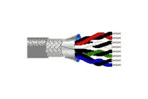 SHIELDED CABLE MULTIPAIR, 5PAIR, 22AWG, 100FT, 300V 8305 060100