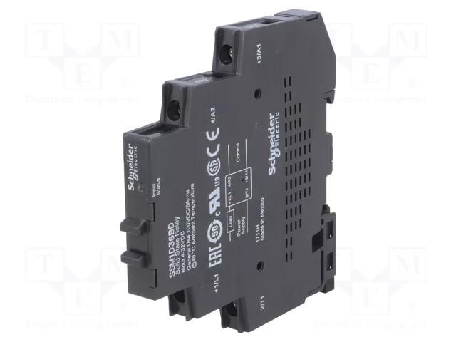 Relay: solid state; Ucntrl: 4÷32VDC; 6A; 1÷100VDC; Variant: 1-phase SCHNEIDER ELECTRIC SSM1D36BD