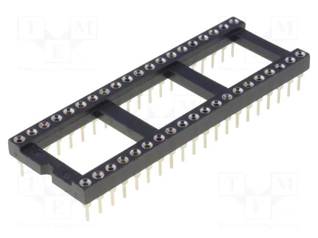 Socket: integrated circuits; DIP40; Pitch: 2.54mm; precision; THT ADAM TECH ICM-640-1-GT