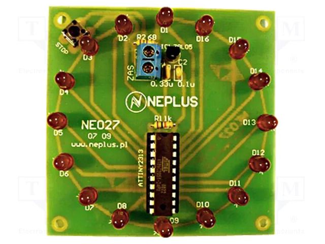 Electronic roulette; 5VDC; visual effects; No.of diodes: 16 Nord Elektronik Plus ZSM-NE027
