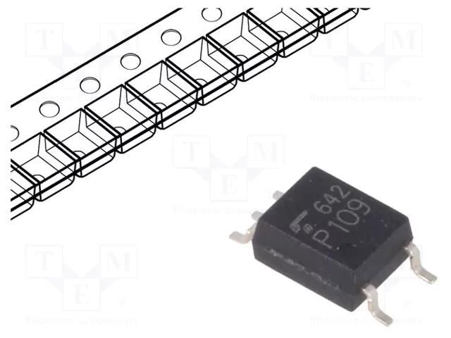 Optocoupler; SMD; Ch: 1; OUT: transistor; 3.75kV; SO6 TOSHIBA TLP109-TPL.E-T