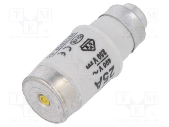 Fuse: fuse; 25A; 400VAC; 250V; gG,gL; industrial; D02  DO2-25