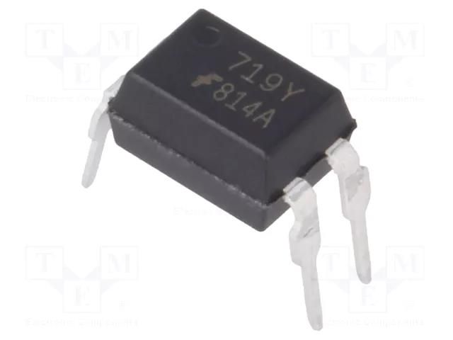 Optocoupler; THT; Ch: 1; OUT: transistor; 5kV; CTR@If: 50-150%@1mA ONSEMI FOD814A