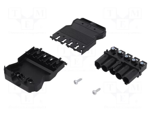 Connector: pluggable terminal block; screw terminal; male; GESIS WIELAND 92.954.4053.1