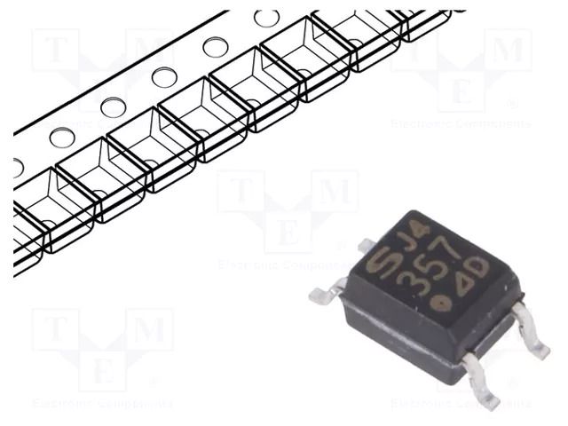 Optocoupler; SMD; Ch: 1; OUT: transistor; Uinsul: 3.75kV; Uce: 80V SHARP PC357N4J000F
