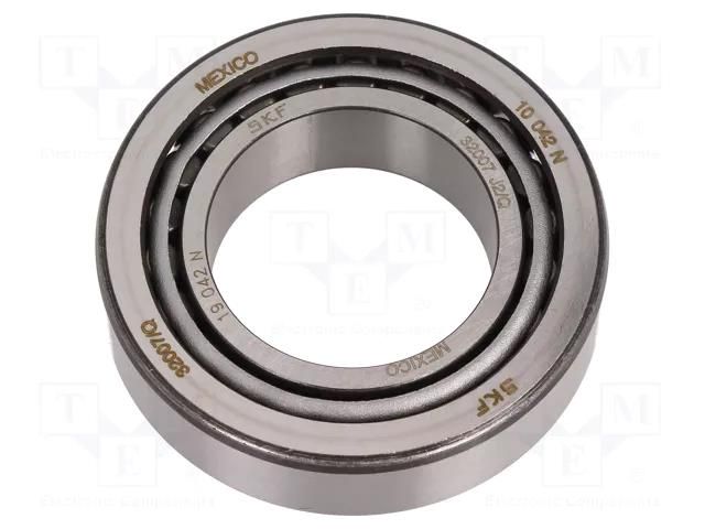 Bearing: tapered roller; Øint: 35mm; Øout: 62mm; W: 18mm; Cage: steel SKF SKF32007J2/Q