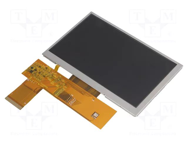 Display: TFT; 5"; 800x480; Illumin: LED; Dim: 118.5x77.55x2.8mm DISPLAY ELEKTRONIK DEM800480STMH-PW-N
