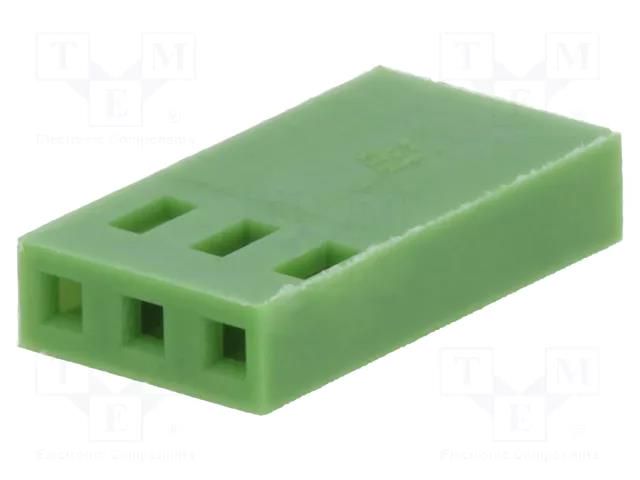 Connector: pin strips; plug; AMPMODU MOD IV; female; PIN: 3; 2.54mm TE Connectivity 925366-3