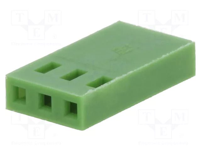 Connector: pin strips; plug; female; PIN: 3; AMPMODU MOD IV; 2.54mm TE Connectivity 925366-3
