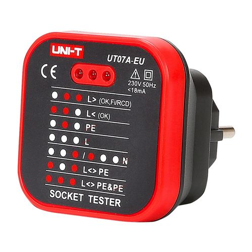 UNI-T UT07A-EU power outlet tester, UNI-T UT07A-EU