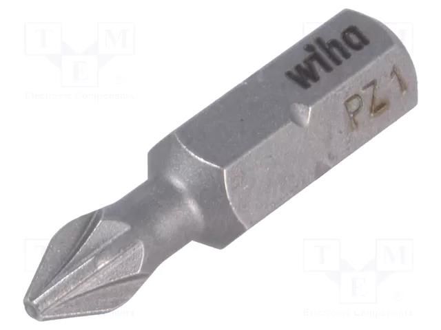 Screwdriver bit; Pozidriv®; PZ1; Overall len: 25mm; STANDARD WIHA WIHA.7012Z/PZ1/25