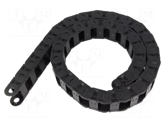 Cable chain; B15/B15i; Bend.rad: 125mm; L: 1006mm; Int.width: 25mm IGUS B15.025.125.0