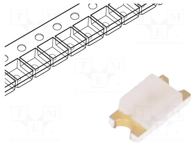LED; green; SMD; 1206; 45÷145mcd; 3.4÷3.9VDC; 3.2x1.6x1.1mm; 140° BROADCOM (AVAGO) HSMQ-C150