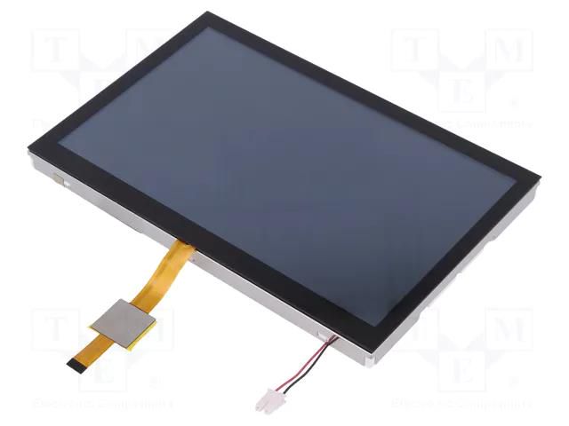 Display: TFT; 7"; 800x480; Illumin: LED; Dim: 166.6x109.4x11.55mm DISPLAY ELEKTRONIK DEM800480PTMH-PWC1
