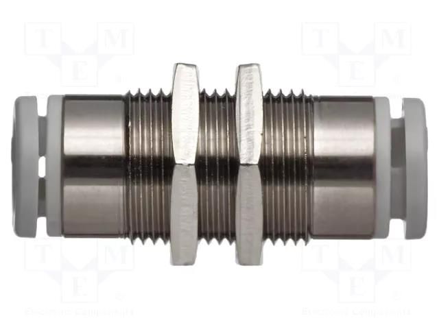 Push-in fitting; threaded,straight; -1÷10bar; brass; -5÷60°C SMC KQ2E04-00NJ