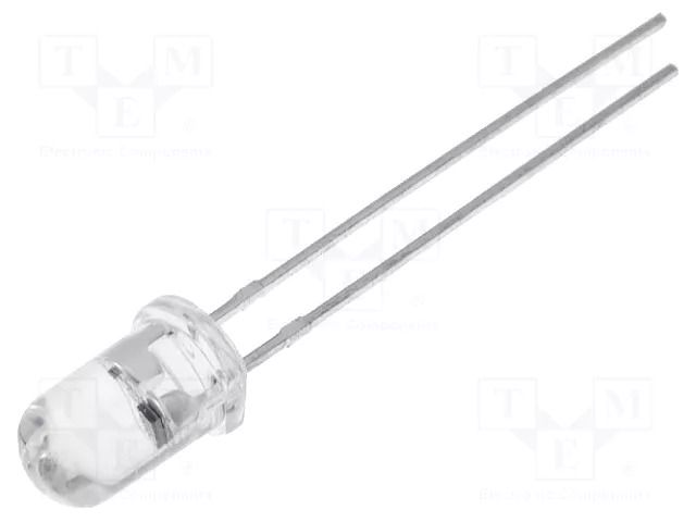 LED; pink (cherry); 5mm; 15°; Front: convex; 2.8÷3.6VDC; 4.2÷4.7lm OPTOSUPPLY OSCF4L5111A