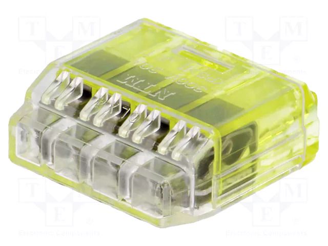 Quick splice; QLX; 20A; 300V; spring clamp; Contacts: copper; 12mm NICHIFU QLX4-YCL