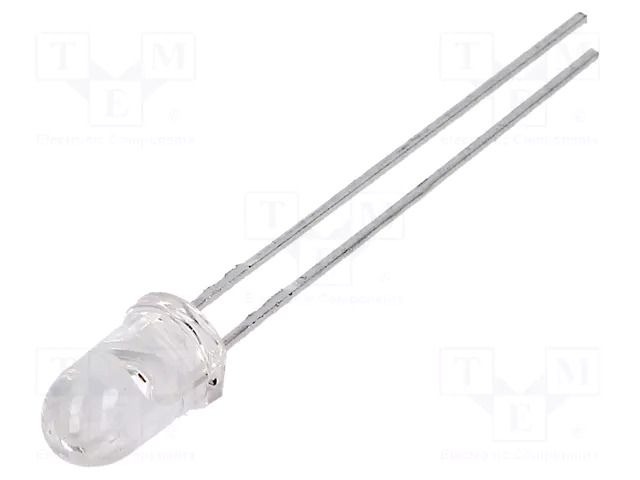 LED; red; 5mm; 5500÷16000mcd; 8°; Front: convex; 1.9÷2.4VDC BROADCOM (AVAGO) HLMP-EG08-WZ000