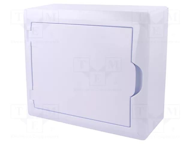 Enclosure: for modular components; IP40; white; No.of mod: 8; 400V ELEKTRO-PLAST NASIELSK EPN-2502-00