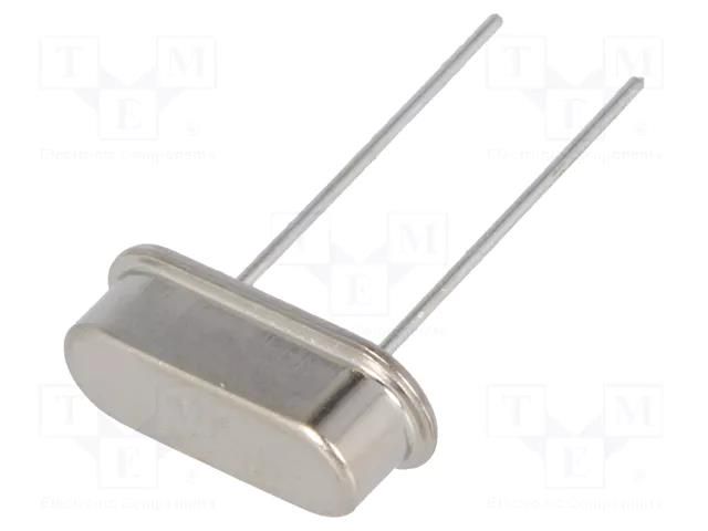 Resonator: quartz; 9.216MHz; ±30ppm; 20pF; THT; HC49-S SR PASSIVES 9.216M-49S-SR