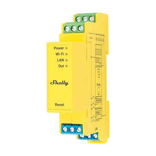 Shelly RGBWW Pro WiFi 4-Channel DIN Rail Lighting Controller, Shelly ProRGBWWPM