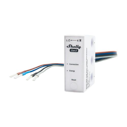 Shelly 3EM-63W Gen3 1/3-channel WiFi energy meter (wired model), Shelly 3EM-63WGen3