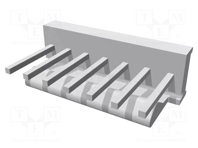 Connector: wire-board; socket; male; PIN: 7; MTA-100; straight; THT TE Connectivity 640456-7