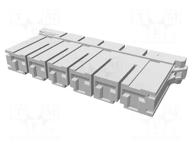 Connector: wire-board; plug; female; Dynamic D-5200; 630V; PIN: 6 TE Connectivity 1-179958-6