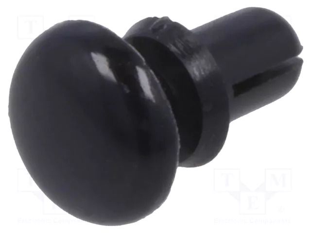 Rivet; polyamide; L.rivet: 4.5mm; black; dismountable,push-in DREMEC DR8G4013.0X3.0B