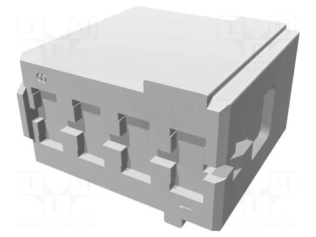 Connector: automotive; Micro Quadlock System; plug; female; PIN: 8 TE Connectivity 1355526-2