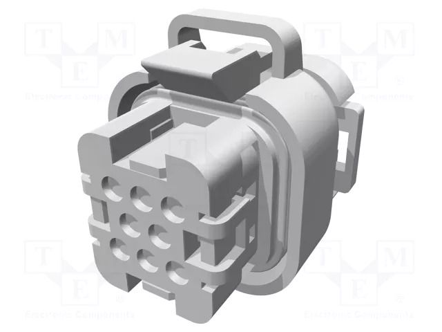 Connector: automotive; plug; female; AMPSEAL; PIN: 8; for cable TE Connectivity 776286-1