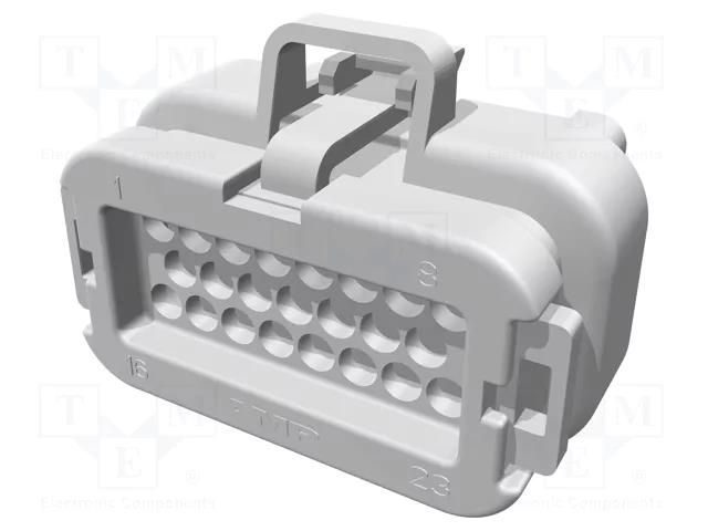 Connector: automotive; plug; female; AMPSEAL; PIN: 23; for cable TE Connectivity 770680-5