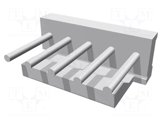 Connector: wire-board; socket; male; MTA-156; PIN: 5; straight; THT TE Connectivity 640388-5