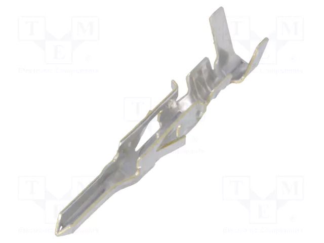 Contact; male; Mini-Fit Jr; brass; tinned; 24AWG÷18AWG; bulk; 9A MOLEX MX-5558TL