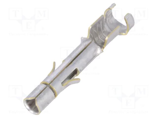 Contact; female; Universal MATE-N-LOK; brass; tinned; 0.5÷2mm2 TE Connectivity MNL-926893-1