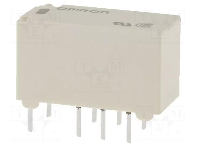 Relay: electromagnetic; DPDT; Ucoil: 12VDC; Icontacts max: 2A; G6S OMRON Electronic Components G6SU-2-12DC
