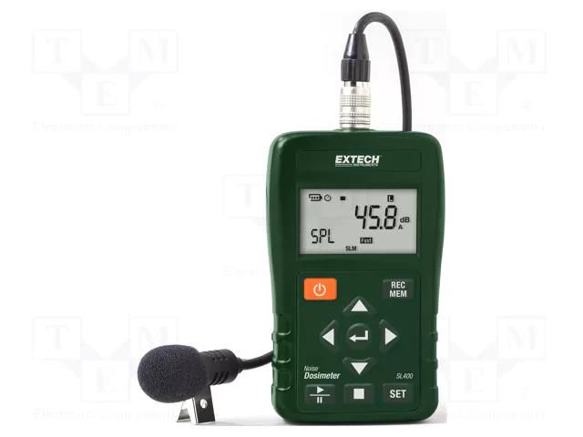 Data logger; sound level; Display: LCD; Interface: USB mini EXTECH SL400-NIST