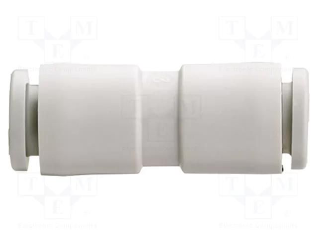 Push-in fitting; straight,inline splice; -1÷10bar; -5÷60°C SMC KQ2H02-00A