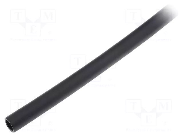 Protective tube; polyetylene; black; Øint: 6mm; Øout: 8mm; -10÷40°C KURANT PE-8/6-BK