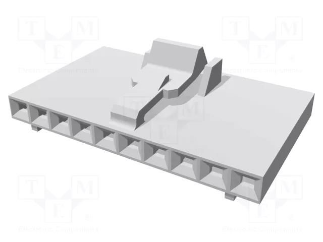 Connector: wire-wire/PCB; plug; female; PIN: 10; AMPMODU MTE; 1x10 TE Connectivity 104257-9