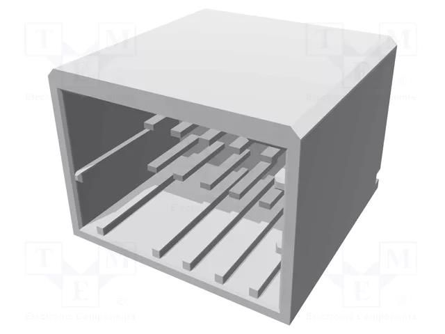 Connector: wire-board; socket; male; Dynamic D-2100; 5A; 250V; THT TE Connectivity 1318126-1