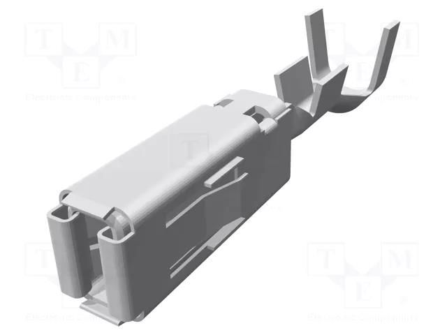Contact; female; 2.8x0.8mm; CuNiSi; selectively silver plated TE Connectivity 1-968855-3