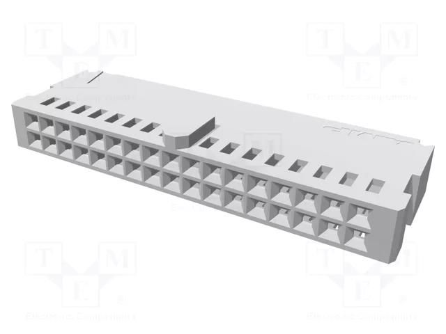 Connector: wire-board; plug; female; PIN: 34; AMPMODU MOD IV; 2x17 TE Connectivity 102387-8