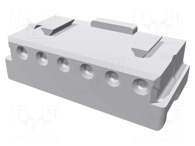Connector: wire-board; plug; female; PIN: 6; CT; for cable; 2mm; AMP TE Connectivity 179228-6