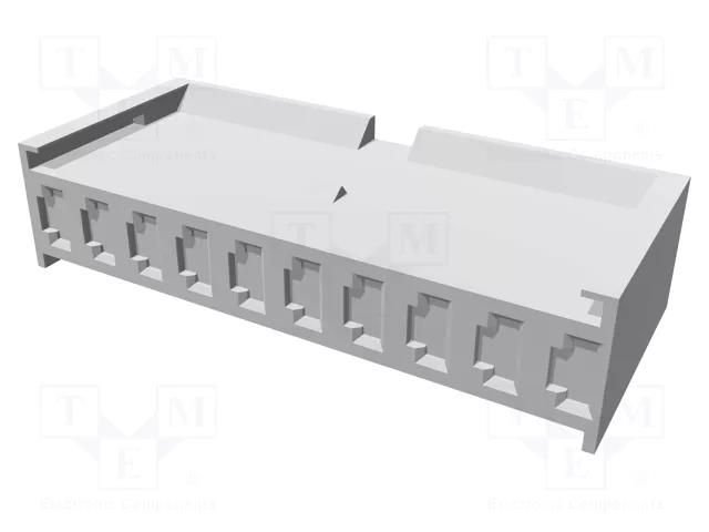 Connector: wire-board; plug; female; AMPMODU MOD I; PIN: 10; 3.96mm TE Connectivity 280594