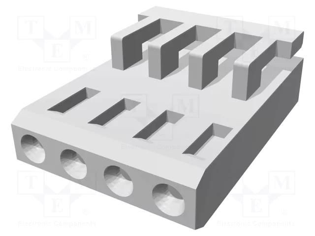 Connector: wire-board; plug; female; PIN: 4; AMPMODU MOD IV; 2.54mm TE Connectivity 926475-4