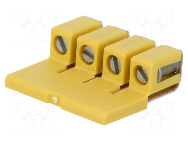 Screw bridge; ways: 4 WEIDMÜLLER WQV2.5/4