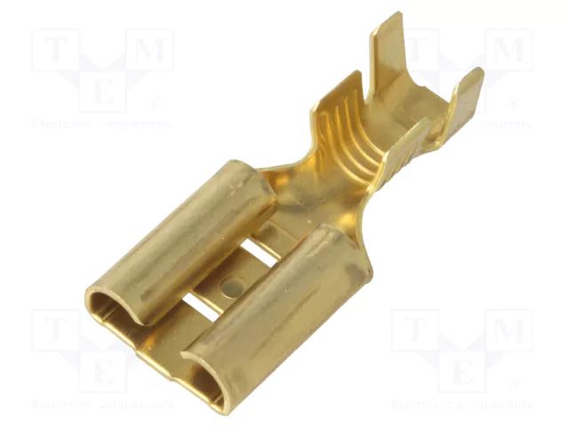 Terminal: flat; 9.5mm; 1.2mm; female; 4÷6mm2; crimped; for cable VOGT 3835T.60