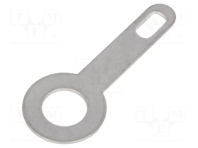 Tip: solder lug ring; 0.5mm; M5; Ø: 5.3mm; screw; Overall len: 25mm OSTERRATH STO-M5/NC